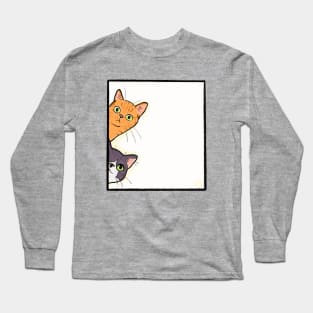 Nosey Cats Long Sleeve T-Shirt